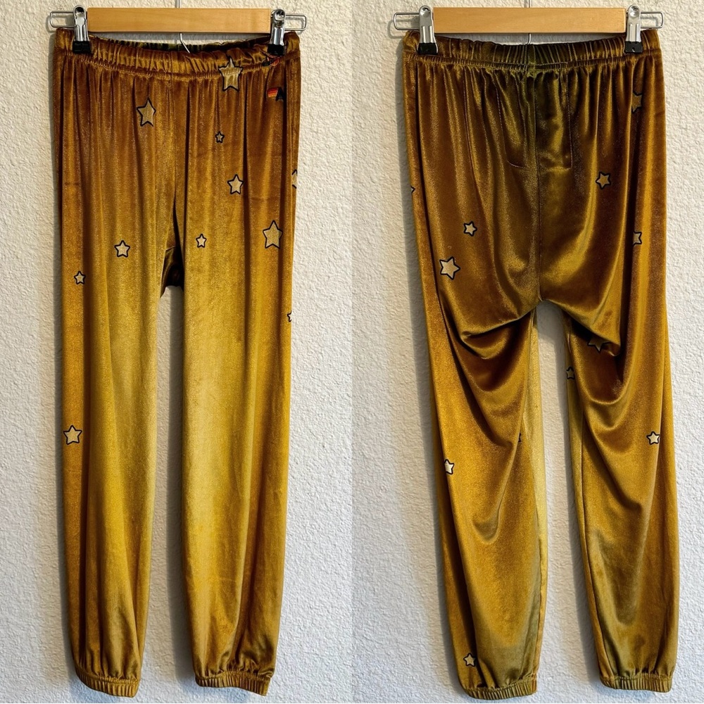 RARE Aviator Nation Galaxy Space Velvet Ombré High Waist Sweatpants Women’s XS